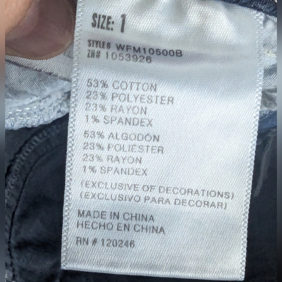 Wallflower Luscious Curvy Fit Size 1 Bootcut - Picture 8 of 13